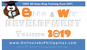 Blog and Web Development Training Details